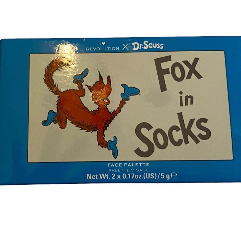 Revolution, Dr. Seuss fox in socks, face palette